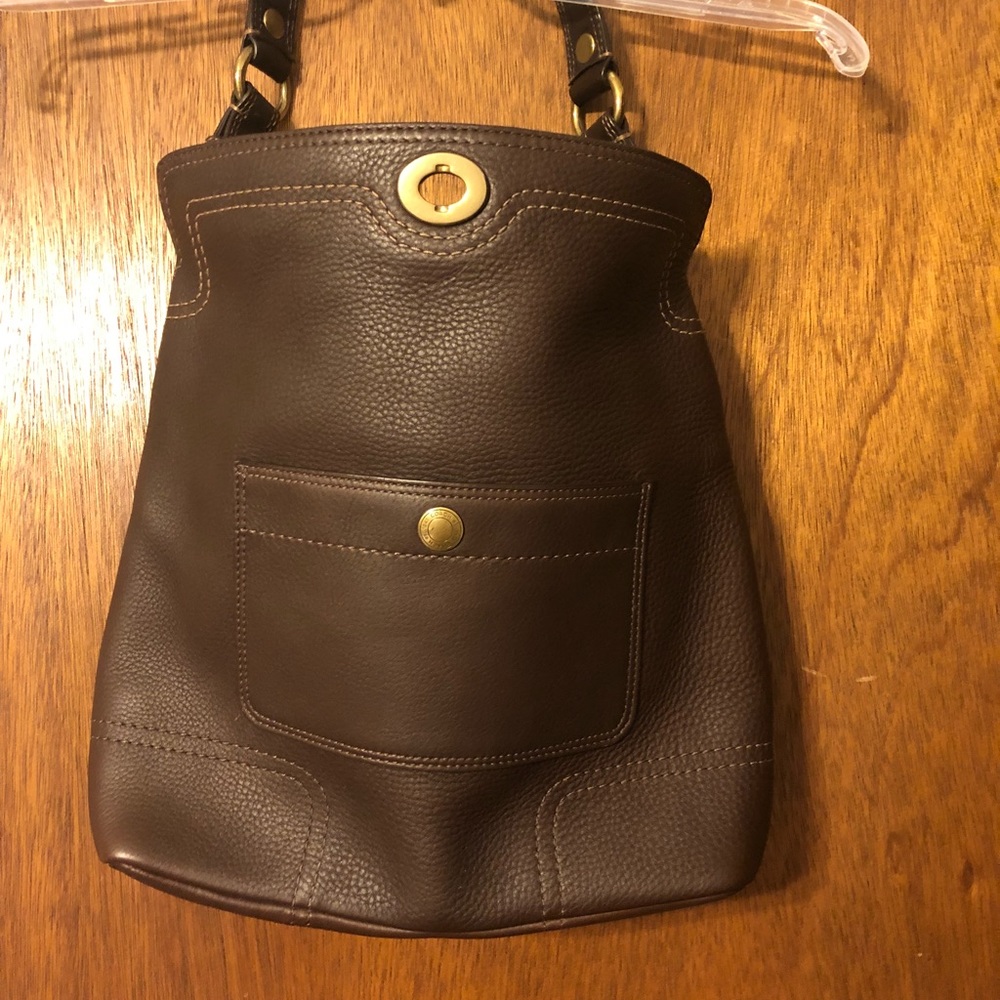 Coach leather purse